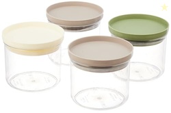 Aristo 101 Airtight Breeza Round Container For Kitchen Storage, Plasti