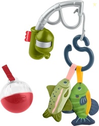 Fisher-Price Baby Toys Mini Me Moments Reel Fun Fishing Set, 4-Piece S