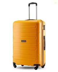 SNITCH Loop Large Size Yellow Polypropylene Hard Travel Suitcase - Lar
