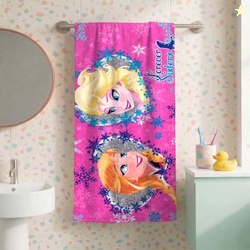 Athom Living Kids Disney Sweet Sisters 350 GSM Cotton Bath Towel, 60x1