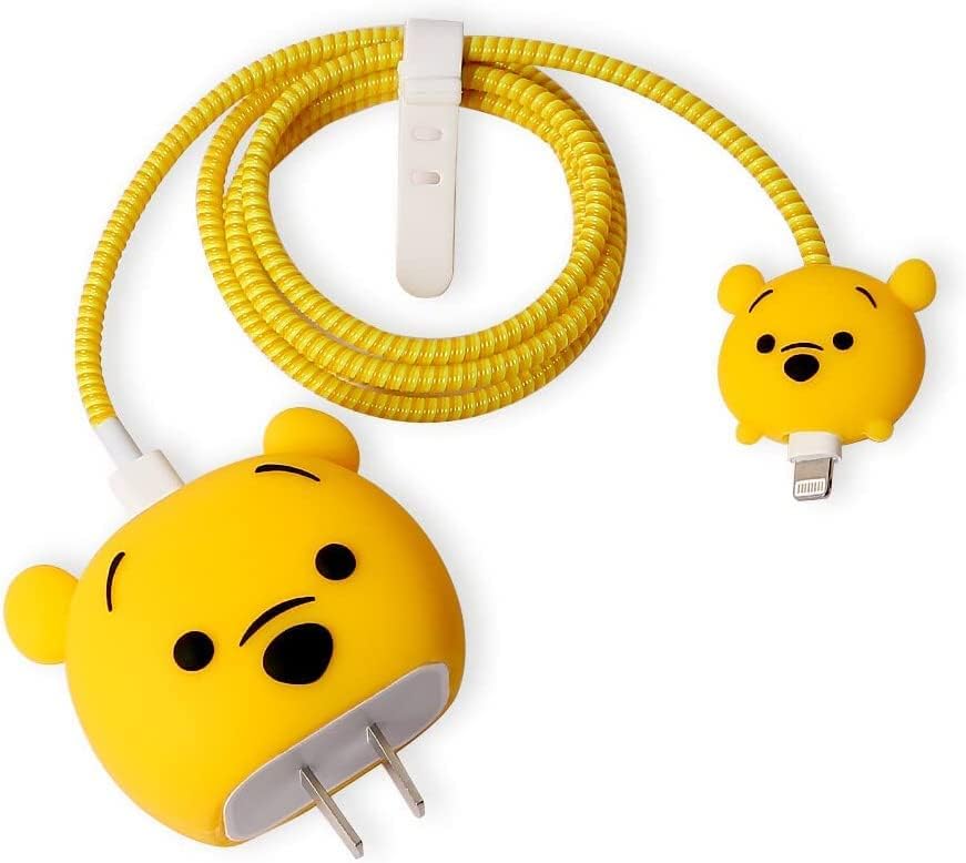 Meyaar Compatible with Apple iPhone Charger Case Cover | Cartoon Chara