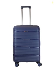 65 Cm Medium Lightweight 8 Wheel Trolley Bag with Anti-Theft Zip | Pre