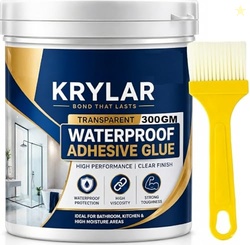 Transparent Waterproof Glue 300GM with Brush Strong Waterproof Sealant