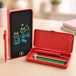 Toyshine 2 in 1 Digital LCD Writing Tablet Children Doodle Board with 