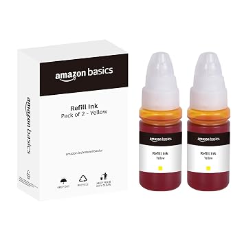 amazon basics GI 790 Dual Pack Refill Ink for Canon PIXMA G1000, G1010