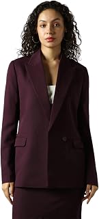 High Star Women Solid Longline Length Oversized Notch Lapel Collar Ful