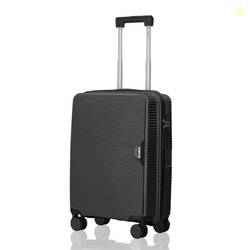 Parabola Cabin Size Haileys Black Polypropylene Hard Shell Suitcase - 
