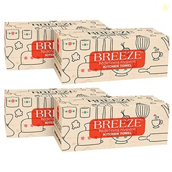 BREEZE BRE036 Kitchen Towel Extra Multipurpose Use Tissue Paper Made o