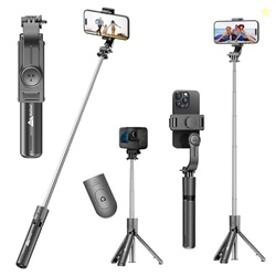 WeCool S1 Selfie Stick Tripod, 3-in-1 Multifunctional Design with Deta