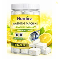 Washing Machine Cleaner Tablets (16 Tablets) | Drum & Pipe Deep Cleane