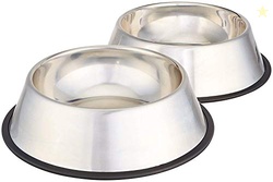 Pets Empire Stainless Steel Feeding Bowl for Medium Breed Adult Dogs &