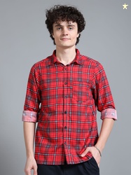 Moda Rapido Checked Oversized Casual Shirt