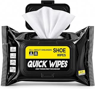 Shoe Wipes Sneaker Cleaner - Instant Sneaker Cleaning Wipes, Quick Dir