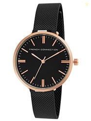 Stainless Steel Analog Black Dial Women's Watch-Fcs002D