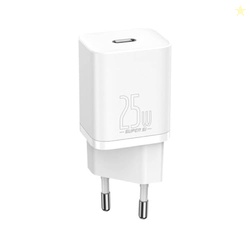 Baseus Super Si Quick Charger 25W  USB-C Fast Charging Adapter (1C) wi