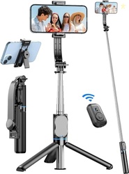 WHEELZ&MOUNTZ Bluetooth Extendable Selfie Stick with Wireless Remote,1