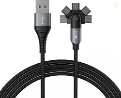 boAt 2-in-1 Cable 3 A 1.5 m Micro-Axis (Compatible with Mobile, L...mo