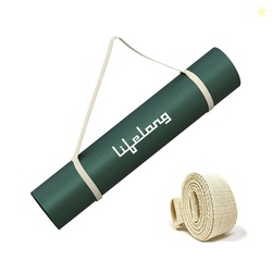 Lifelong LLYM71 EVA Anti-Slip Exercise Mat with Strap Green 4 mm ...mo
