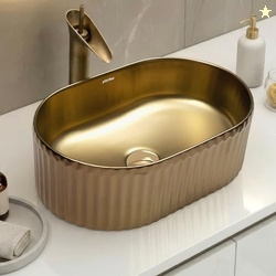 Plantex Table Top Wash Basin For Bathroom/Designer Ceramic Basin/Count