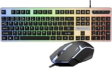 Zebronics Wired Keyboard & Mouse Combo, 104-Key, 1200 DPI,  Key & Mult