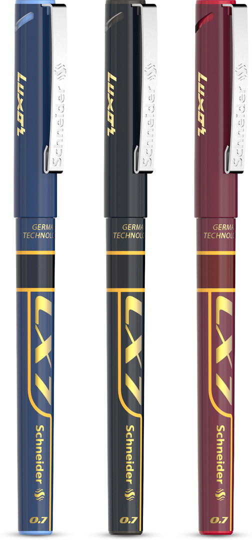 LUXOR Schneider LX7 Technoroller| 0.7 mm tip| German Technology| 100% 