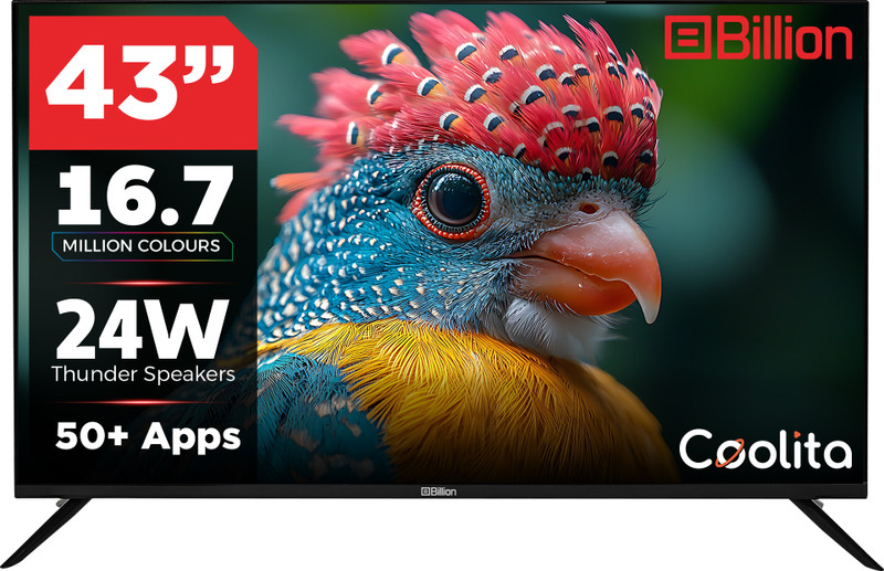 Billion 109 cm (43 inch) Full HD LED Smart Coolita TV 2026 Edition (43