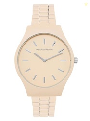 Zest Apricot Color Round Dial Womens Analogue Watch FCS05B