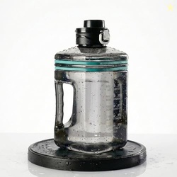 2.2L Half Gallon Water Bottle with Time Marker & Handle  Large Leakpro