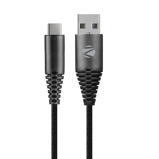 Zebronics Type-C Fast Charging Cable, Upto 480 Mbps, 36W Rapid Charge,