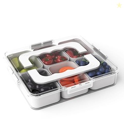 Lifelong 6-Compartment Fridge & Kitchen Storage Box with Handle | Airt