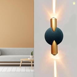 GIGAWATTS 2W Wall Light BIS Approved 2 Way COB LED Exterior Indoor Mou