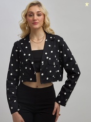 Virgio Women Cotton Printed Jacket