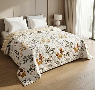 BSB HOME Ultrasonic Quilted AC Comforter 220 GSM|Premium Microfiber Re