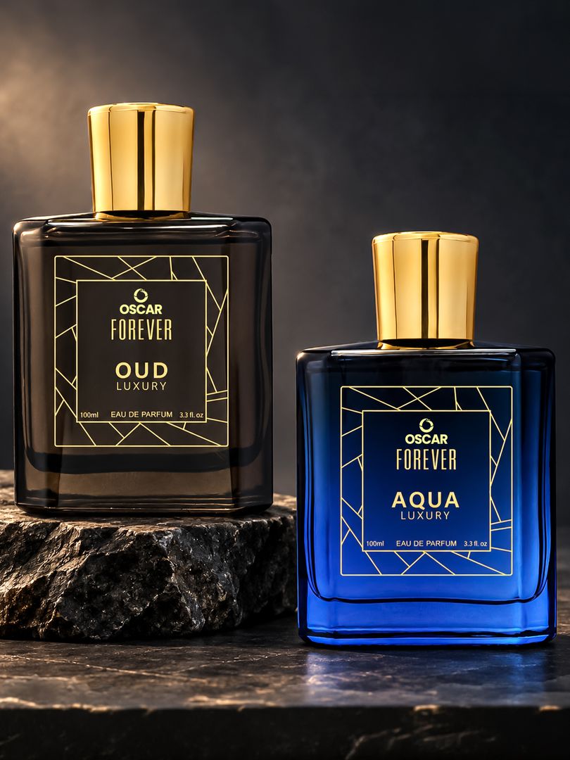 OSCAR Forever Luxury Aqua & Oud Premium Perfume Combo, Strong & Long L