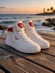 ROYAL RANCH Men PU High-Top Sneakers