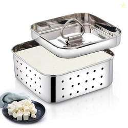 DDecora Stainless Steel Square Paneer Maker Mould Press, 600ml | Homem