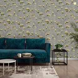 Asian Paints Embossed Diamond Geometric | Non-Adhesive Wallpapers - FE