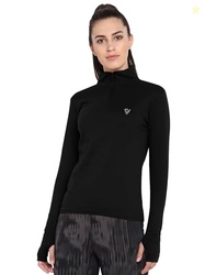 Noble Monk Women's Comfort-Fit Activewear Regular Fit T-Shirt | Sports
