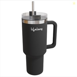 Lifelong Double-Walled Vacuum Insulated Tumbler with Unbreakable Lid &