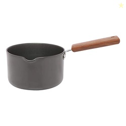 Wonderchef Ebony Hard Anodized Nonstick Sauce Pan | 16cm Non Stick Sau