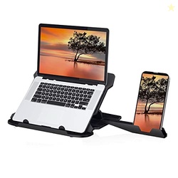 Portronics My Buddy Hexa 22 Laptop Stand with 360 Rotation Base, Mobil