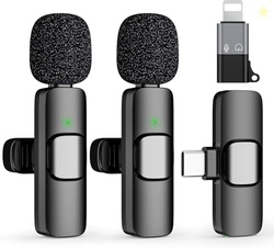 Wireless Mic with Noise Cancellation | Dual Channel Mic Wireless | Mic