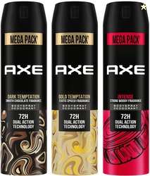 AXE Gold Temptation, Dark Temptation and Intense Deodorant Spray  -  F