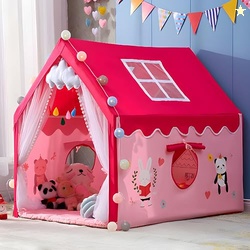 Gurukrupa International Colorfull and Light Weight Kids Play Tent Hous