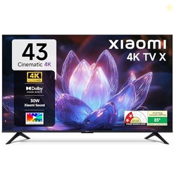 Xiaomi (108 cm) 43 inch Smartchoice X 4K Ultra HD Smart | Dolby Vision