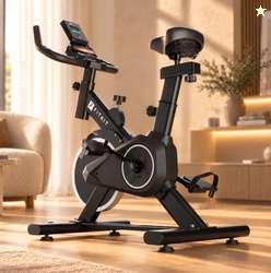 Fitkit by Cult FK8001 Spin Bike | LCD display with Tablet Holder | Adj