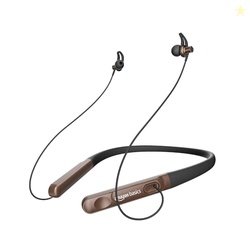 Amazon Basics in-Ear Wireless Neckband with Mic, Up to 18 Hours Play T