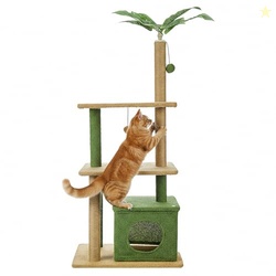 Amazon Basics Premium Imported Garden Theme Cat Tree | XL | with Cat H