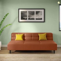 Interio by Godrej Suez 3-Seater Synthethic Leather Sofa