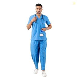 Scrub Suit - Classic V-Neck Healthcare Uniform Set | Premium Blend for